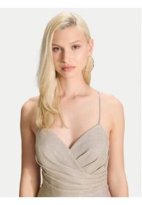 Hey Kyla Sukienka wieczorowa 5AK044HK Złoty Regular Fit. Kolor: złoty. Materiał: syntetyk. Styl: wizytowy #3