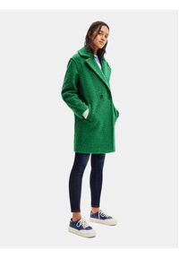 Desigual Płaszcz przejściowy 23WWEW21 Zielony Comfort Fit. Kolor: zielony. Materiał: syntetyk #4
