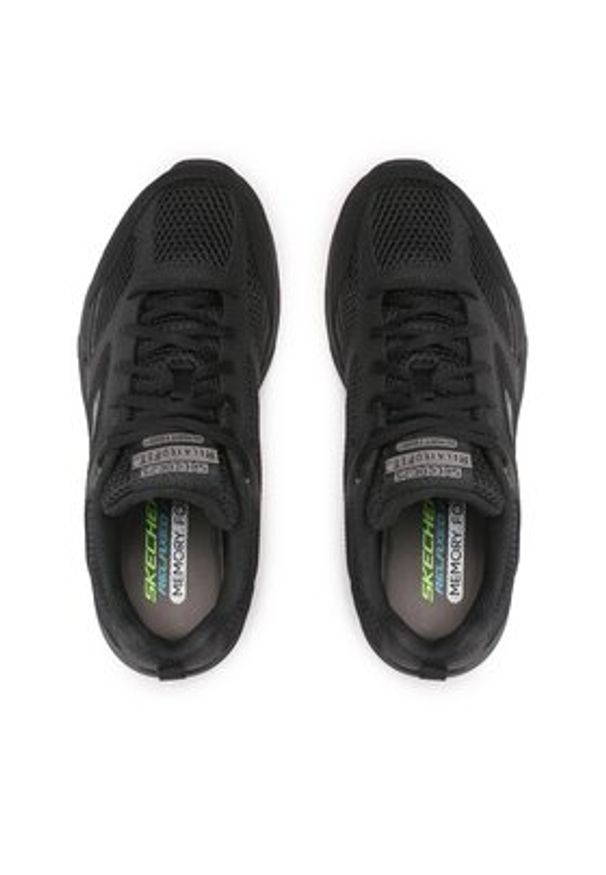 skechers - Skechers Trekkingi Verketta 51898/BBK Czarny. Kolor: czarny. Materiał: materiał. Sport: turystyka piesza