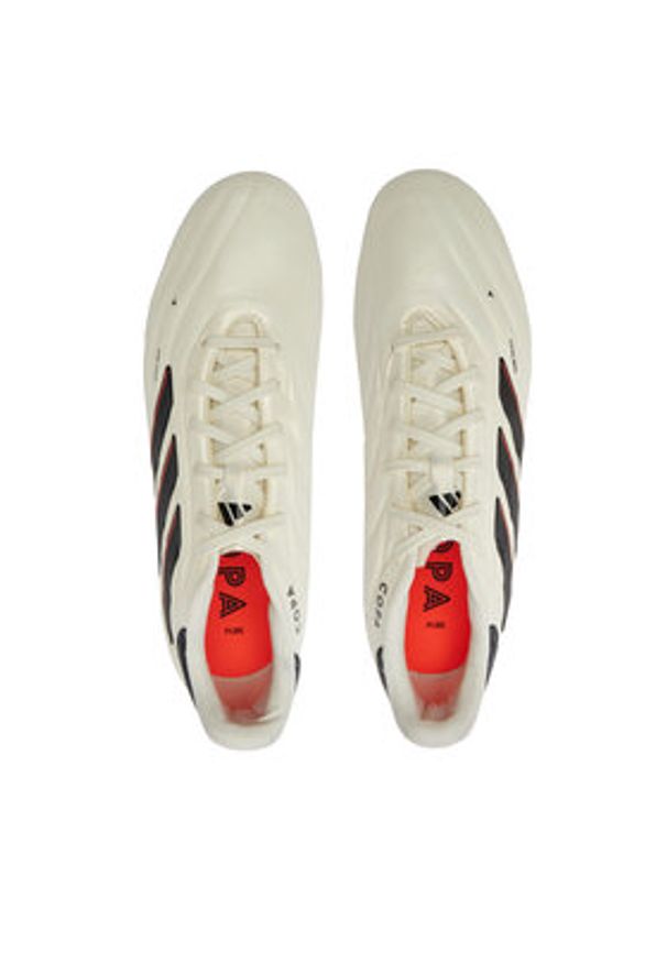 Adidas - adidas Buty do piłki nożnej Copa Pure II Pro Firm Ground Boots IE4979 Beżowy. Kolor: beżowy. Materiał: materiał