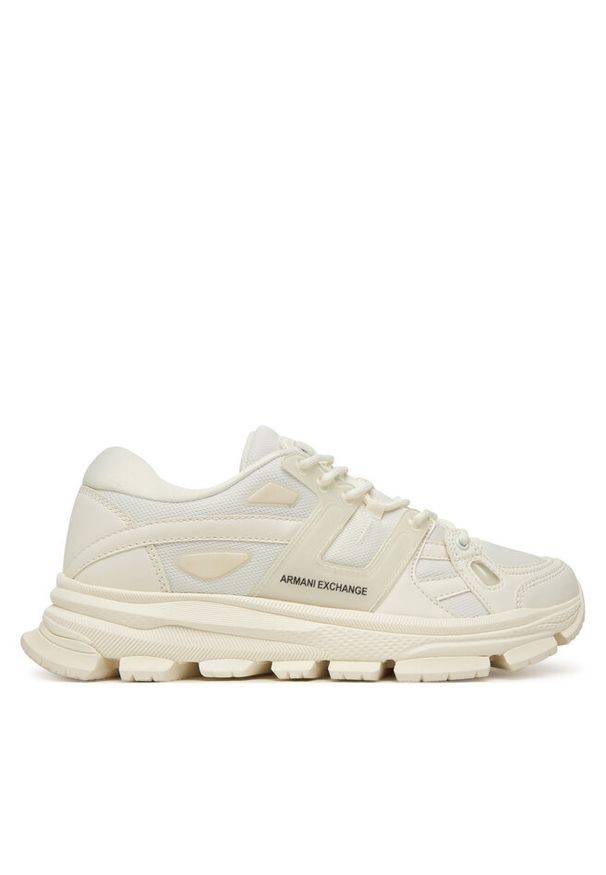 Sneakersy Armani Exchange. Kolor: biały