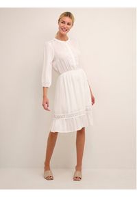 Kaffe Sukienka letnia Freya 10507544 Biały Regular Fit. Kolor: biały. Materiał: wiskoza. Sezon: lato #4