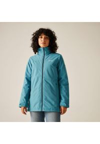 Regatta - Kurtka damska przejściowa ocieplana przeciwdeszczowa Tamlin. Kolor: niebieski, szary, wielokolorowy. Materiał: tkanina. Sezon: zima. Sport: narciarstwo #1
