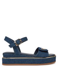 TOMMY HILFIGER - Sandały Tommy Hilfiger. Kolor: niebieski