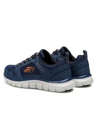 skechers - Skechers Sneakersy Knockhill 232001/NVOR Granatowy. Kolor: niebieski. Materiał: materiał #4