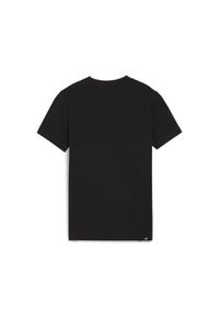 Puma - Koszulka damska HER PUMA Black. Kolor: czarny. Materiał: bawełna. Wzór: nadruk. Sport: joga i pilates