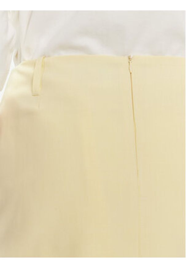 Herskind Spódnica mini Carolina 5115519 Żółty Regular Fit. Kolor: żółty. Materiał: syntetyk