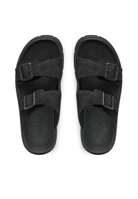 Geox Klapki U Xand 2S U46BGA 00032 C9999 Czarny. Kolor: czarny. Materiał: nubuk, skóra