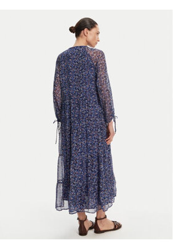 Pepe Jeans Sukienka codzienna Ariana PL953631 Niebieski Regular Fit. Okazja: na co dzień. Kolor: niebieski. Materiał: syntetyk. Typ sukienki: proste. Styl: casual