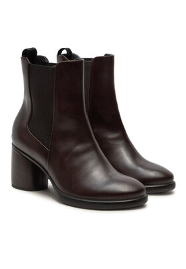 ecco - ECCO Botki Sculpted Lx 55 22270301178 Brązowy. Kolor: brązowy. Materiał: skóra