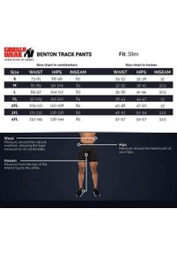 GORILLA WEAR - Benton Track Spodnie - Szary. Kolor: szary. Sport: fitness