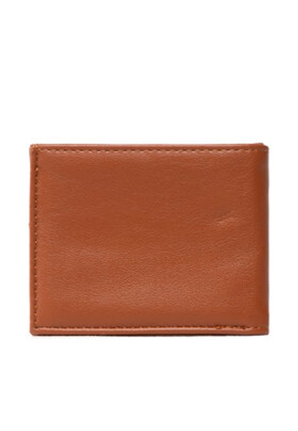 Jack & Jones - Jack&Jones Mały Portfel Męski Jaczack Wallet 12213118 Brązowy. Kolor: brązowy. Materiał: skóra