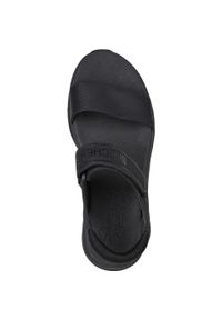 skechers - Sandały Skechers D'lux Walker - New B, Czarny, Kobiety. Kolor: czarny. Materiał: syntetyk, materiał. Sezon: lato