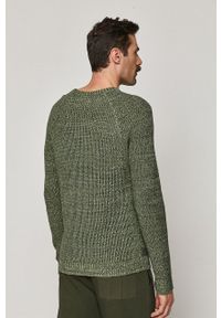medicine - Medicine - Sweter Comfort Up. Okazja: na co dzień. Kolor: zielony. Materiał: dzianina. Długość rękawa: długi rękaw. Długość: długie. Wzór: melanż. Styl: casual #3