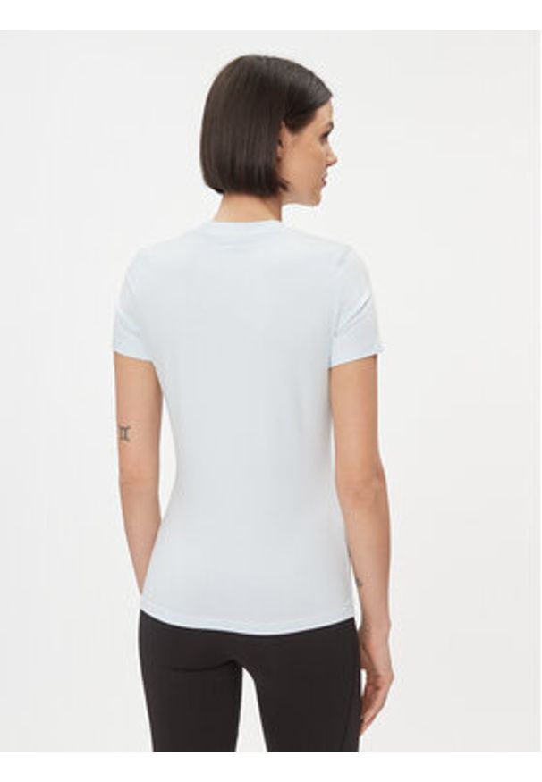 Puma T-Shirt Classics 535610 Błękitny Tight Fit. Kolor: niebieski. Materiał: bawełna