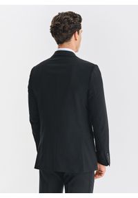 Pako Lorente - PAKO LORENTE - Wełniany czarny garnitur męski. Kolor: czarny. Materiał: wełna #9