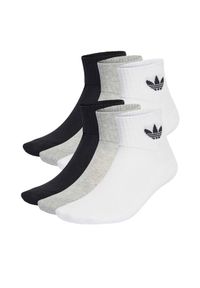 Adidas - adidas Zestaw 3 par wysokich skarpet unisex IJ5628 Kolorowy. Materiał: materiał, bawełna. Wzór: kolorowy