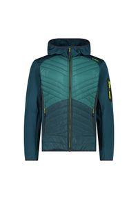 Bluza męska turystyczna CMP 35E6577. Kolor: zielony. Styl: sportowy. Sport: turystyka piesza #1