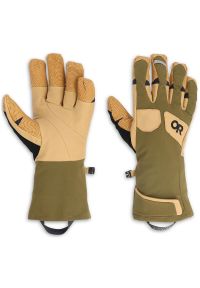 OUTDOOR RESEARCH - Podgrzewane rękawice Outdoor Research Extravert. Kolor: zielony, beżowy, wielokolorowy. Sport: outdoor #1