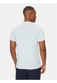 Lacoste T-Shirt TH8970 Błękitny Regular Fit. Kolor: niebieski. Materiał: bawełna, syntetyk #4