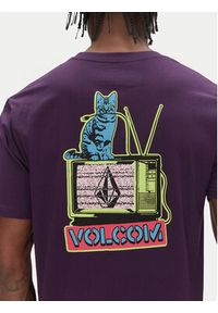 Volcom T-Shirt Catv A3512552 Fioletowy Classic Fit. Kolor: fioletowy. Materiał: bawełna #3