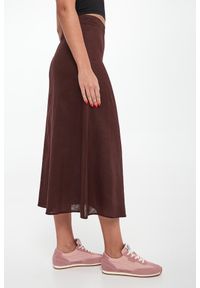 Ecoalf - Spódnica lniana Beth ECOALF. Materiał: len #3