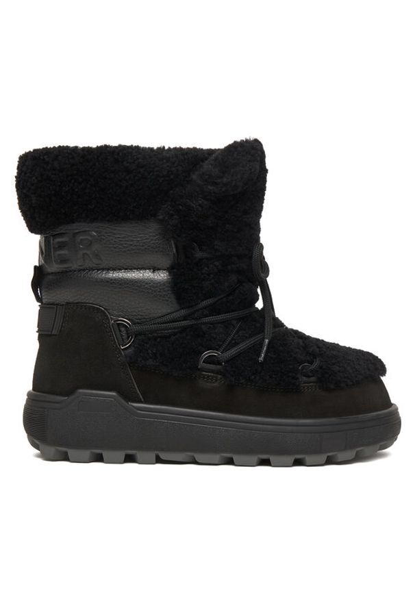 Bogner Śniegowce Chamonix S 10 A 22546704 Czarny. Kolor: czarny. Materiał: skóra