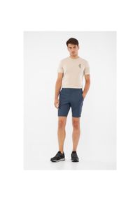 Viking - Spodenki męskie VIKING Banao Shorts Man Bamboo. Kolor: niebieski. Sport: turystyka piesza