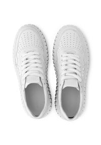 KENNEL&SCHMENGER - Kennel & Schmenger sneakersy skórzane Zap kolor biały 21-25300.627. Nosek buta: okrągły. Zapięcie: sznurówki. Kolor: biały. Materiał: skóra. Obcas: na platformie #5