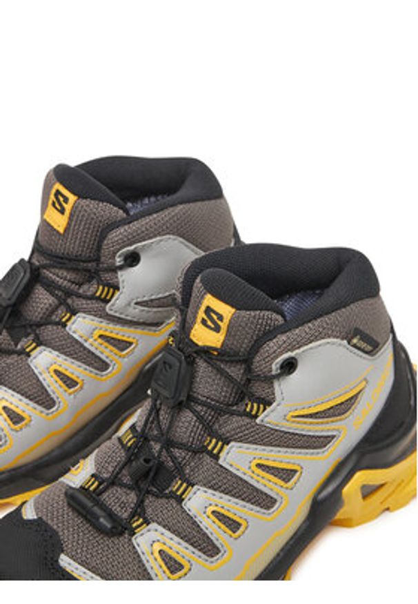 salomon - Salomon Trekkingi X Ultra Mid Gore-Tex L47746000 Szary. Kolor: szary. Materiał: materiał. Technologia: Gore-Tex. Sport: turystyka piesza