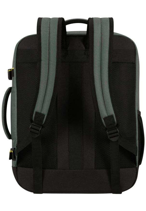 AMERICAN TOURISTER - Plecak American Tourister Take2Cabin M ciemnozielony. Kolor: zielony. Materiał: materiał. Styl: biznesowy, casual, elegancki