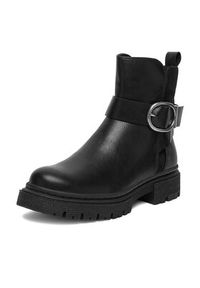 Jenny - JENNY Botki CEO-WS5899-10 Czarny. Kolor: czarny. Materiał: materiał, syntetyk #5