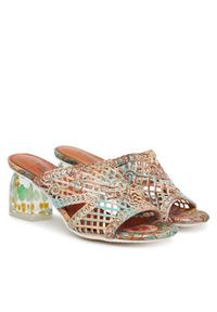 Laura Vita Klapki Framboiseo 29 Kolorowy. Materiał: skóra. Wzór: kolorowy #6