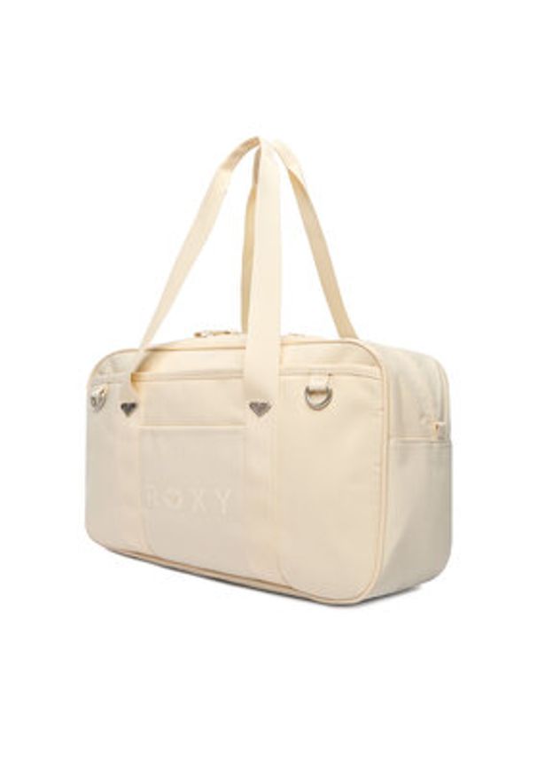 Roxy Torba weekendowa CWBEO-ROXY-M-003-09 Écru. Kolor: kremowy. Materiał: materiał