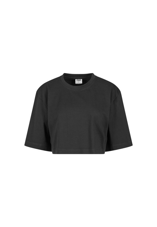 Damska koszulka z nadrukiem Urban Classics Heavy Organic. Kolor: czarny. Materiał: bawełna. Wzór: nadruk