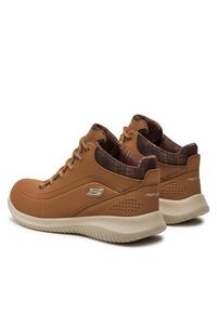 skechers - Skechers Sneakersy Just Chill 12918/CSNT Brązowy. Kolor: brązowy. Materiał: skóra #6