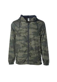 INDEPENDENT - Lekka Wiatrówka Dla Dorosłych Unisex. Kolor: zielony, wielokolorowy, czarny, brązowy