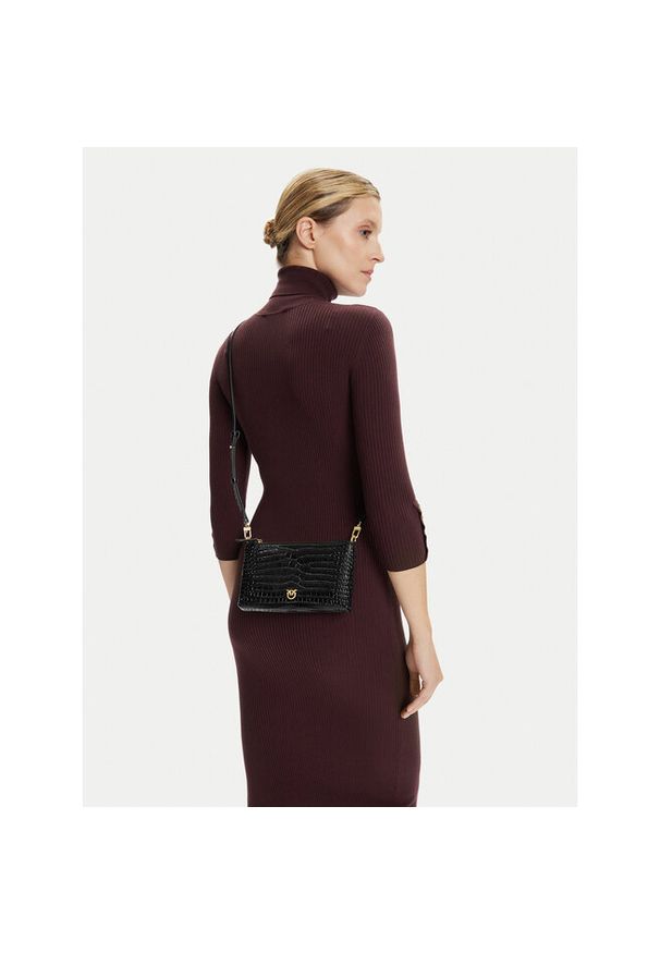 Pinko - Torebka PINKO. Kolor: czarny