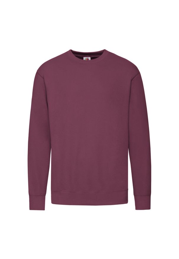 FRUIT OF THE LOOM - Lekka Bluza Rozpinana Unisex Dla Dorosłych. Kolor: czerwony, wielokolorowy, brązowy