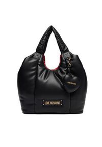 Love Moschino - LOVE MOSCHINO Torebka JC4321PP0NKM100A Czarny. Kolor: czarny. Materiał: skórzane #6