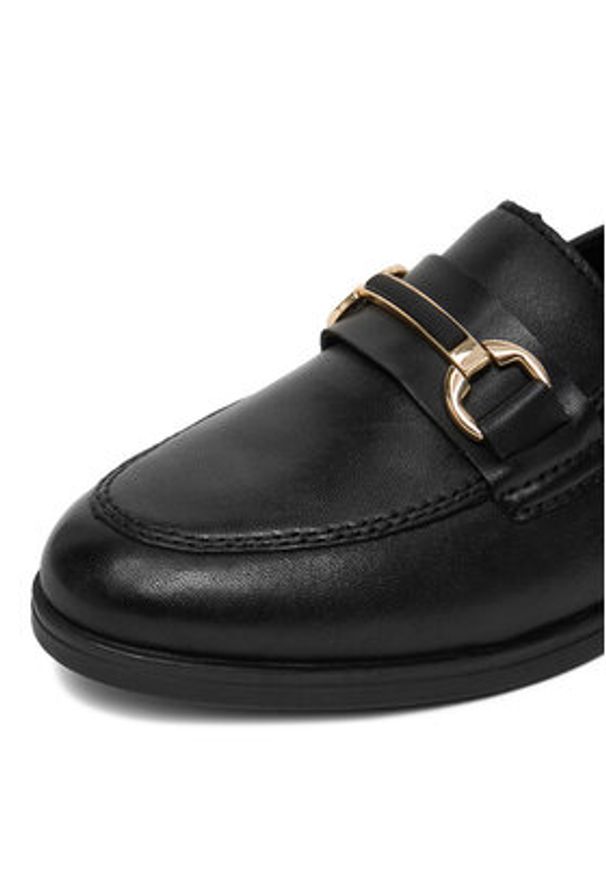 Rieker Loafersy 46262-01 Czarny. Kolor: czarny. Materiał: skóra