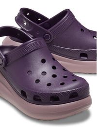 Crocs Klapki Classic Crush Clog 207521 Fioletowy. Kolor: fioletowy #4