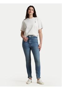 Polo Ralph Lauren T-Shirt 211967104001 Biały Relaxed Fit. Typ kołnierza: polo. Kolor: biały. Materiał: bawełna #4