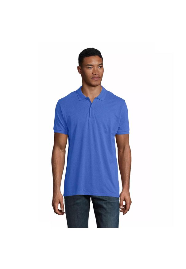 SOL'S - Polo Sol's Planet. Typ kołnierza: polo. Kolor: niebieski