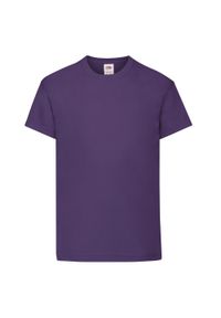 FRUIT OF THE LOOM - Oryginalna Koszulka Dla Dzieci. Kolor: fioletowy