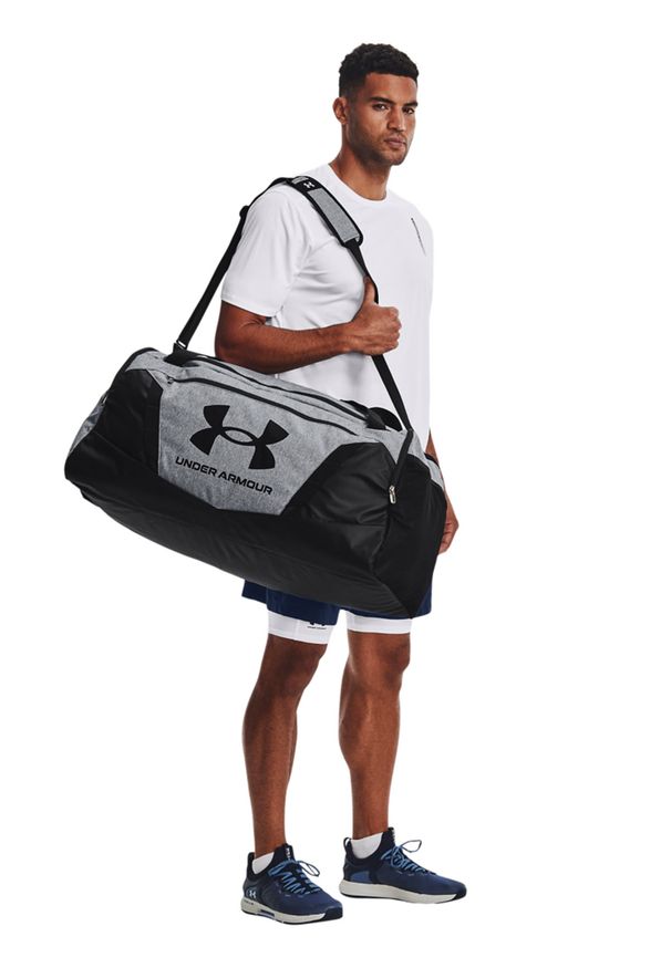 Torba treningowa uniseks Under Armour UA Undeniable 5.0 Duffle Lg - szara. Kolor: szary. Materiał: poliester, materiał