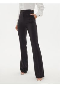 Elisabetta Franchi Spodnie materiałowe PA-030-46E2-V250 Czarny Regular Fit. Kolor: czarny. Materiał: syntetyk #1