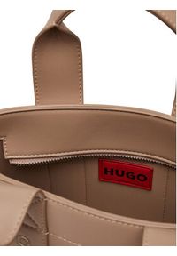 Hugo - HUGO Torebka 50547473 Beżowy. Kolor: beżowy. Materiał: skórzane #4