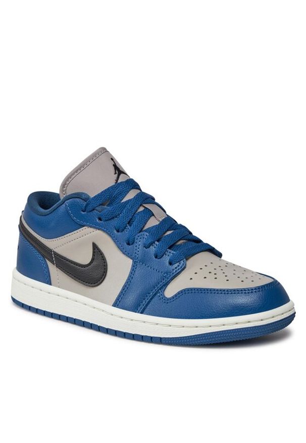 Nike Buty Air Jordan 1 Low DC0774 402 Niebieski. Kolor: niebieski. Materiał: skóra. Model: Nike Air Jordan