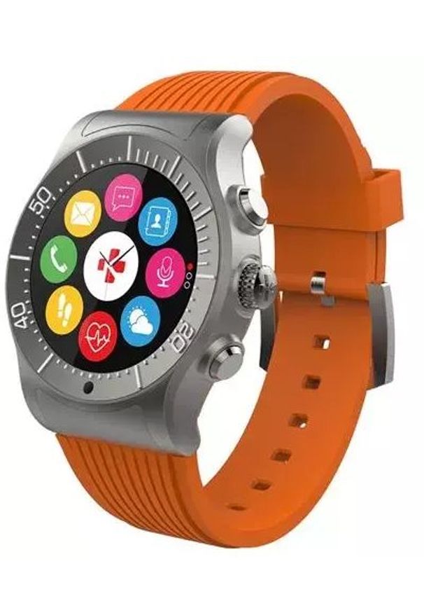 MYKRONOZ - Smartwatch MyKronoz MyKronoz ZeSport, 3,3 cm (1.3"), Berøringsfølsom skærm, 128 GB, 70 g, Titanium. Rodzaj zegarka: smartwatch. Styl: sportowy